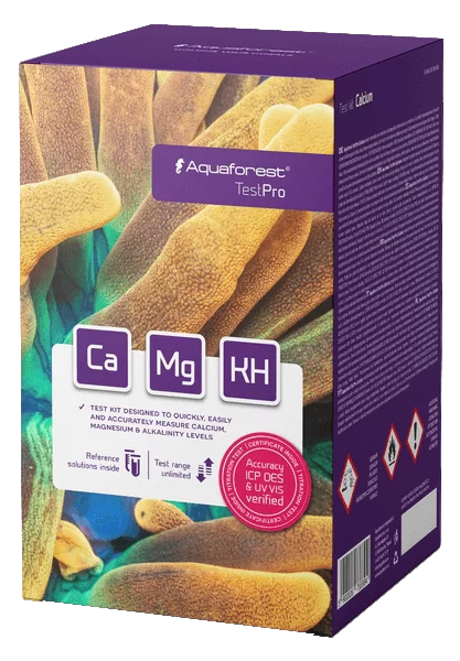 AQUAFOREST PRO TEST PACK CALCIUM, MAGNESIUM Y ALKALINITY (CA, MG, KH)