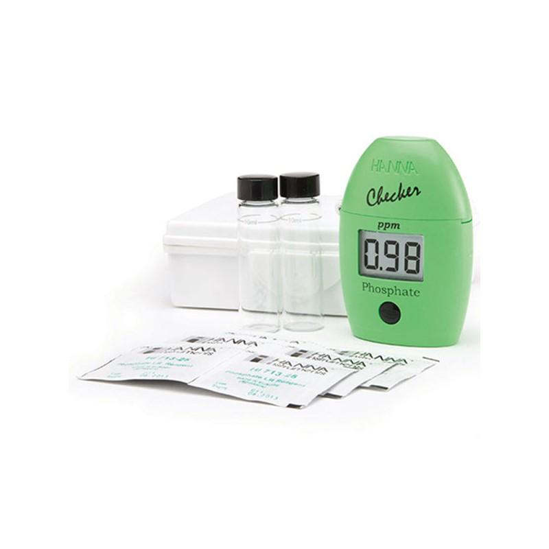 Medidor digital HANNA Checker Fosfato HI713, de alta precisión para acuarios marinos y reef.