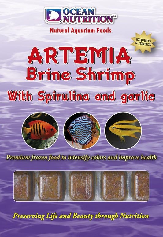 OCEAN NUTRITION Artemia con spirulina y ajo 100gr