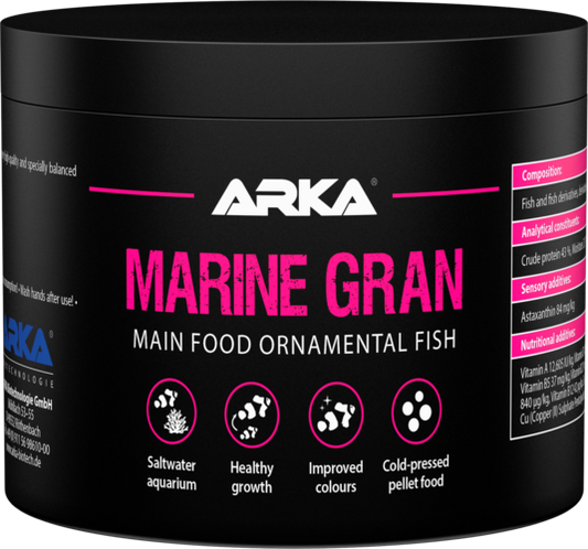 ARKA Marine Gran 500 ml (300 g) – Alimento Granulado para Peces Marinos